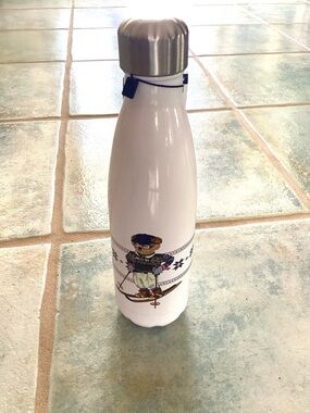 Polo Ralph Lauren Ski Bear stainless steel water bottle NWT